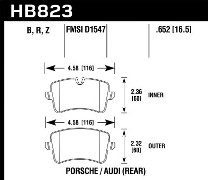Hawk 11-18 Audi A8 Quattro HPS 5.0 Rear Brake Pads – MidnightSpirit