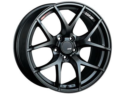 SSR GTV03 18x8.5 5x114.3 40mm Offset Flat Black Wheel 05-07 STI / 11+ tC